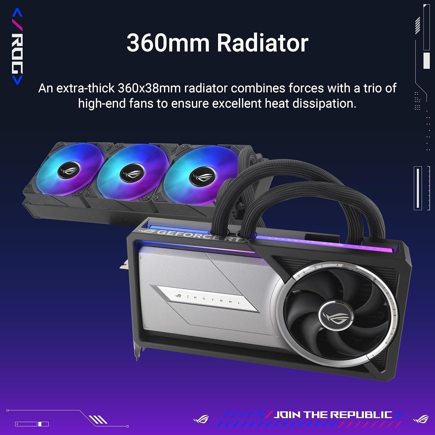 ASUS ROG Astral LC GeForce RTX 5090 Gaming Graphics Card – 32GB GDDR7, Liquid Cooling, PCIe 5.0, Ray Tracing, Aura Sync
