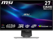MSI MPG 274URDFW Gaming Monitor – 27" 4K UHD (3840×2160) IPS | Dual Mode | 160Hz / 320Hz | 0.5ms | HDR | G-SYNC Compatible | Flat Display MSI