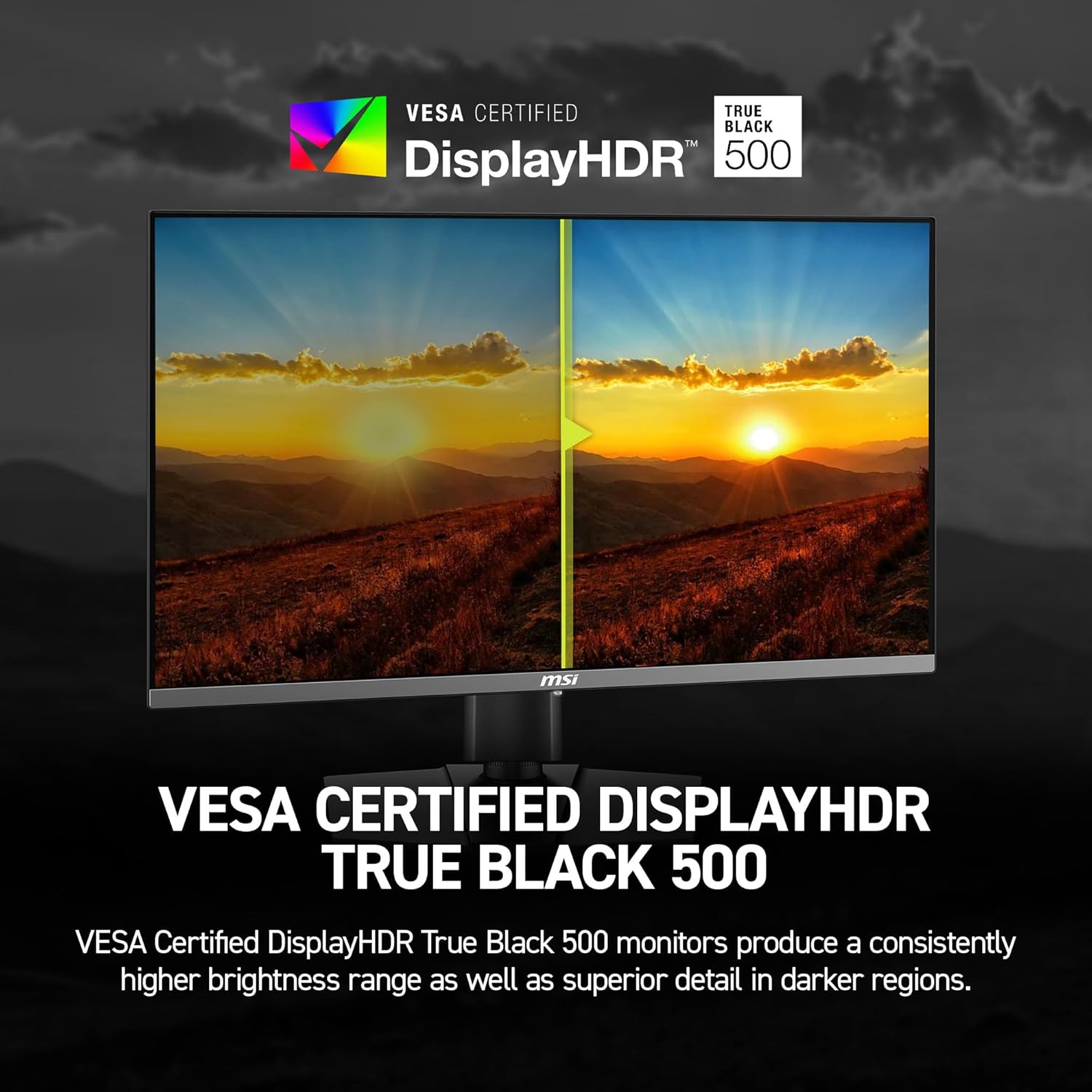 MSI MAG 272QP QD-OLED X50 Gaming Monitor – 27" WQHD (2560×1440) QD-OLED | 500Hz | 0.3ms | HDR | G-SYNC Compatible | Flat Display MSI