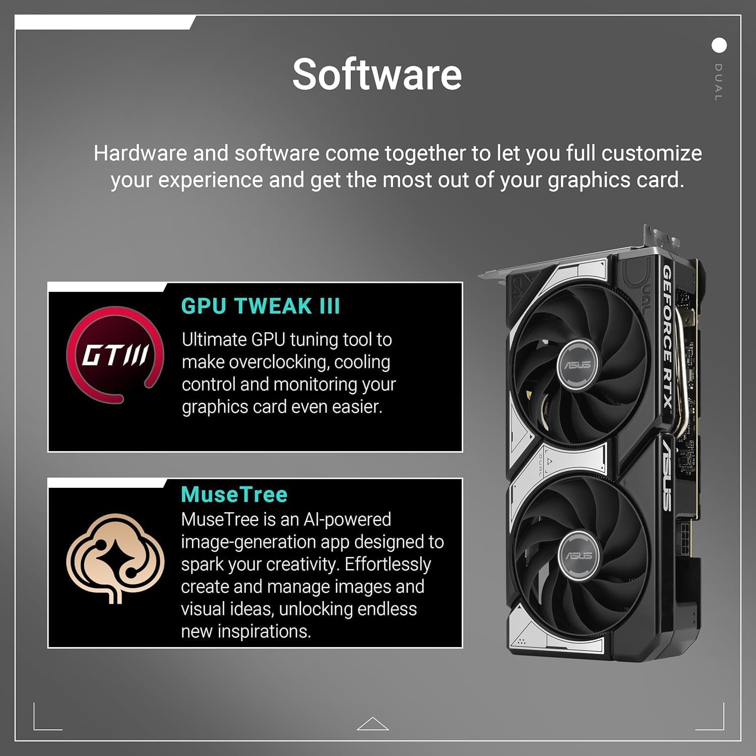 ASUS Dual RTX 5060 8GB Graphics Card – GDDR6, PCIe 4.0, Dual Fan Cooling, Ray Tracing