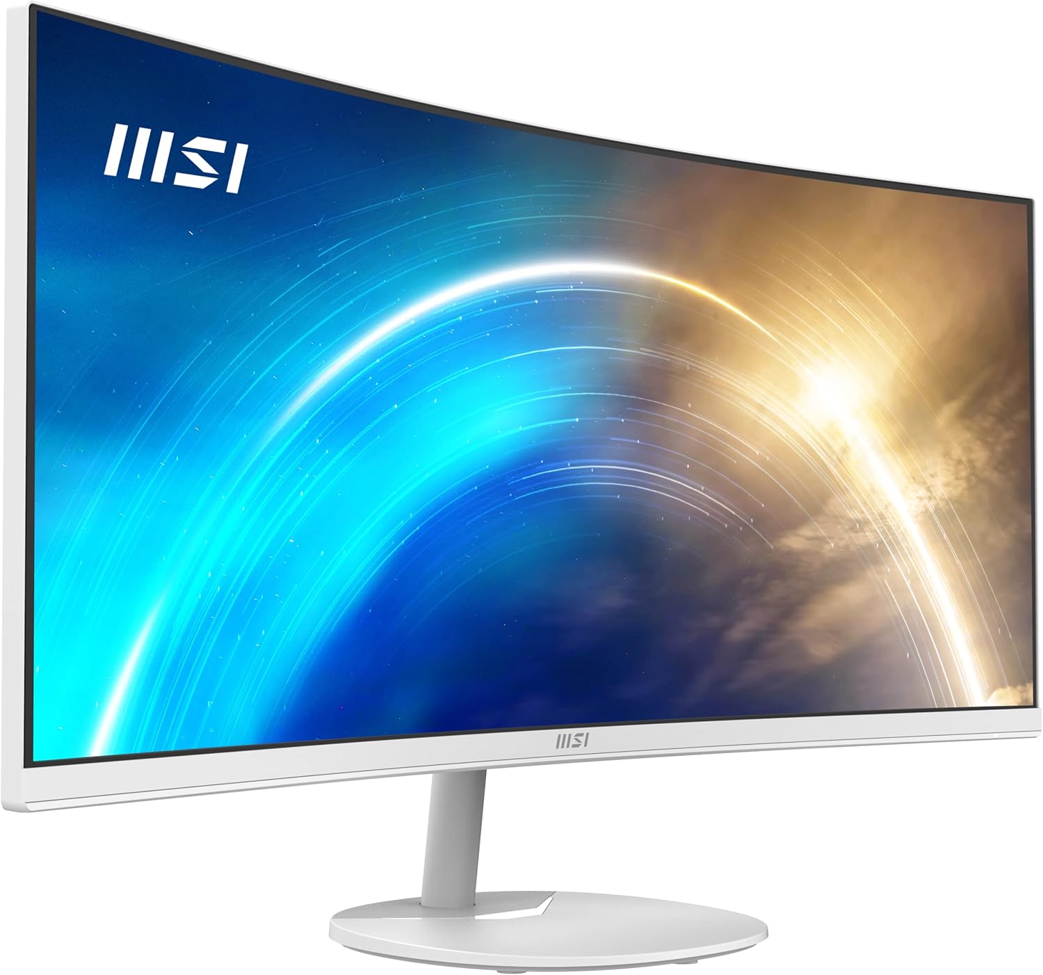 MSI PRO MP341CQ E12 Monitor – 34" UWQHD (3440×1440) VA | 120Hz | 1ms | 1500R Curved | Ultra-Wide Business & Productivity Monitor MSI