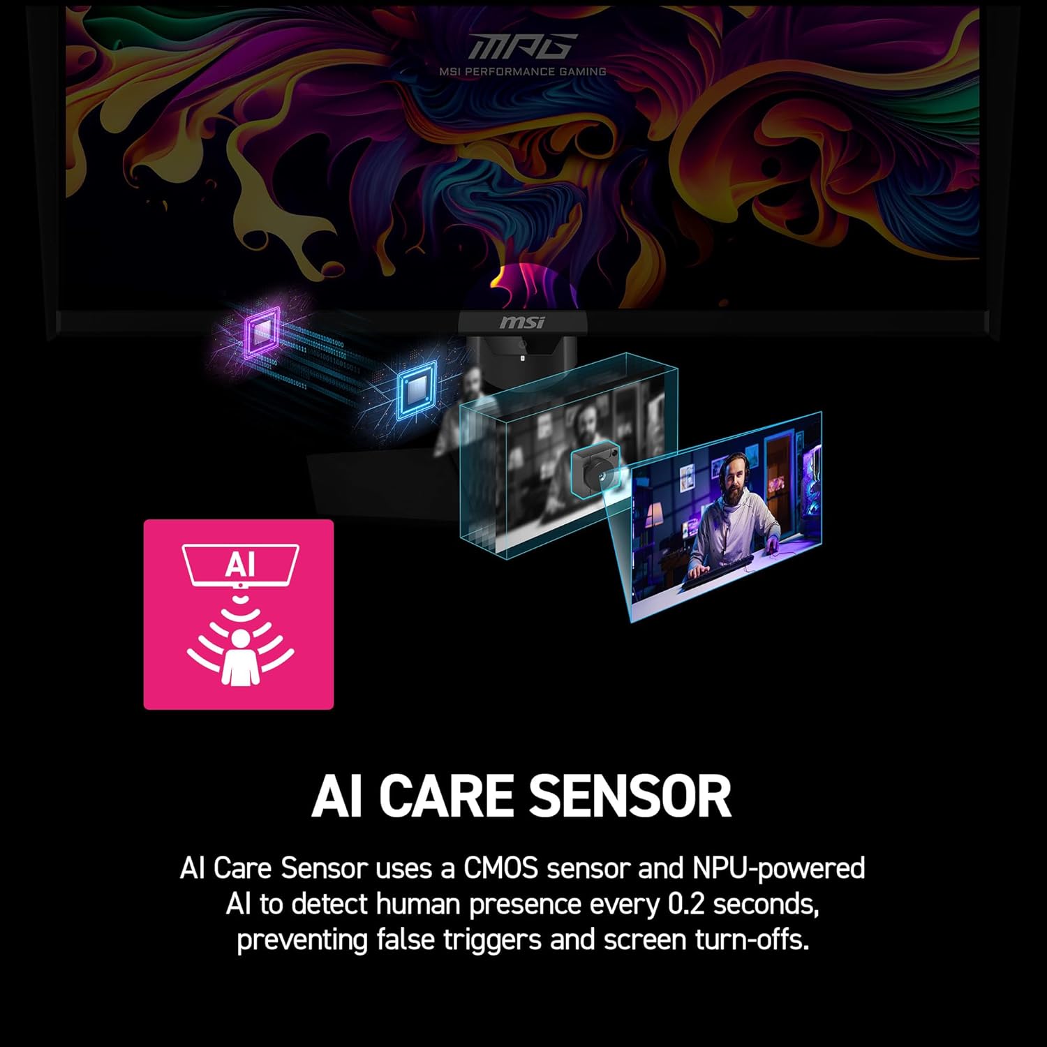 MSI MPG 271QR QD-OLED X50 Gaming Monitor – 27" WQHD (2560×1440) QD-OLED | 500Hz | 0.3ms | HDR controls and layout