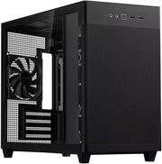 ASUS Prime AP202 Mid-Tower PC Case – Tempered Glass, ARGB, Black, ATX / Micro-ATX / Mini-ITX Compatible