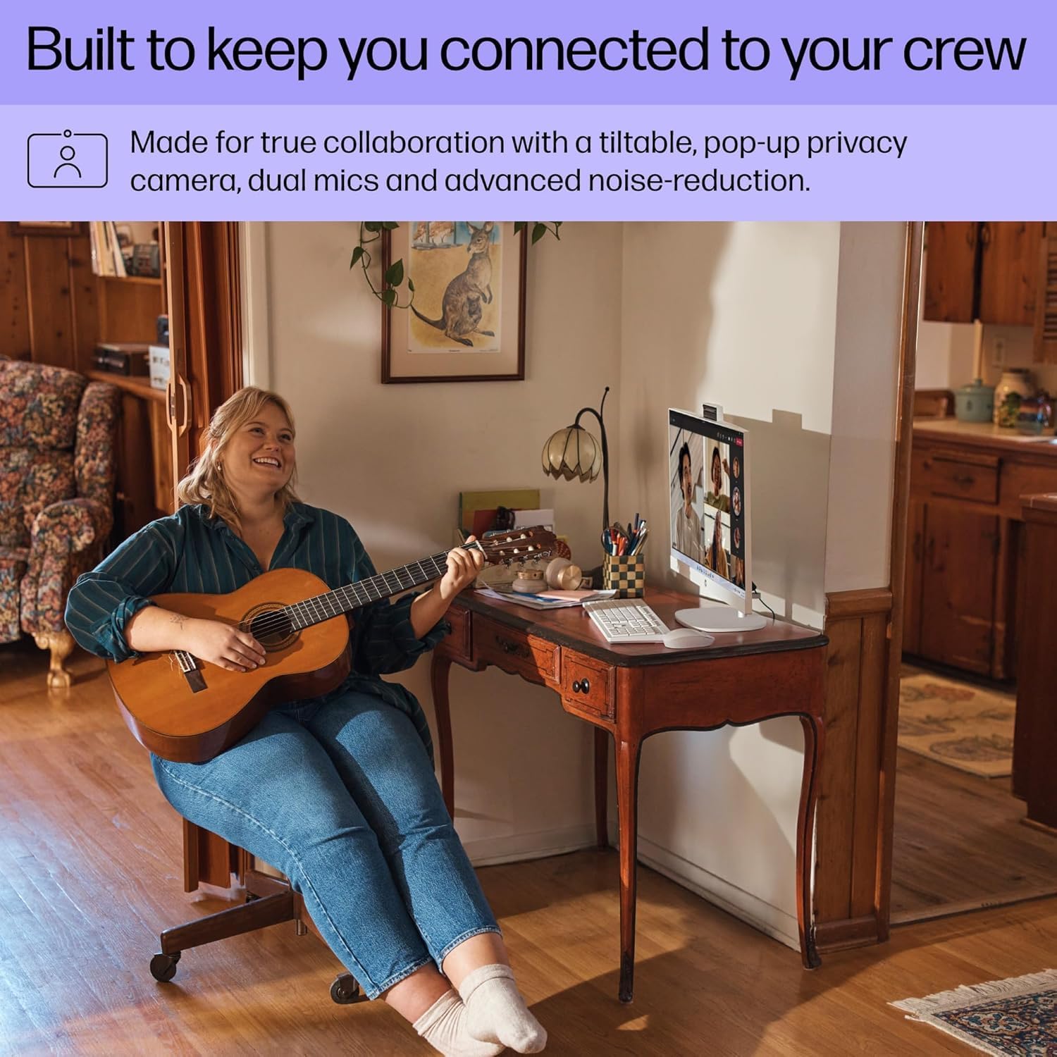 HP 24" Touch All-in-One Desktop PC – Intel Core i5-1334U | 16GB RAM | 512GB SSD | 24" Full HD Touch Display | Intel Graphics | Wi-Fi 6 | Windows 11 Pro | White | Includes First Wave Document Scanner