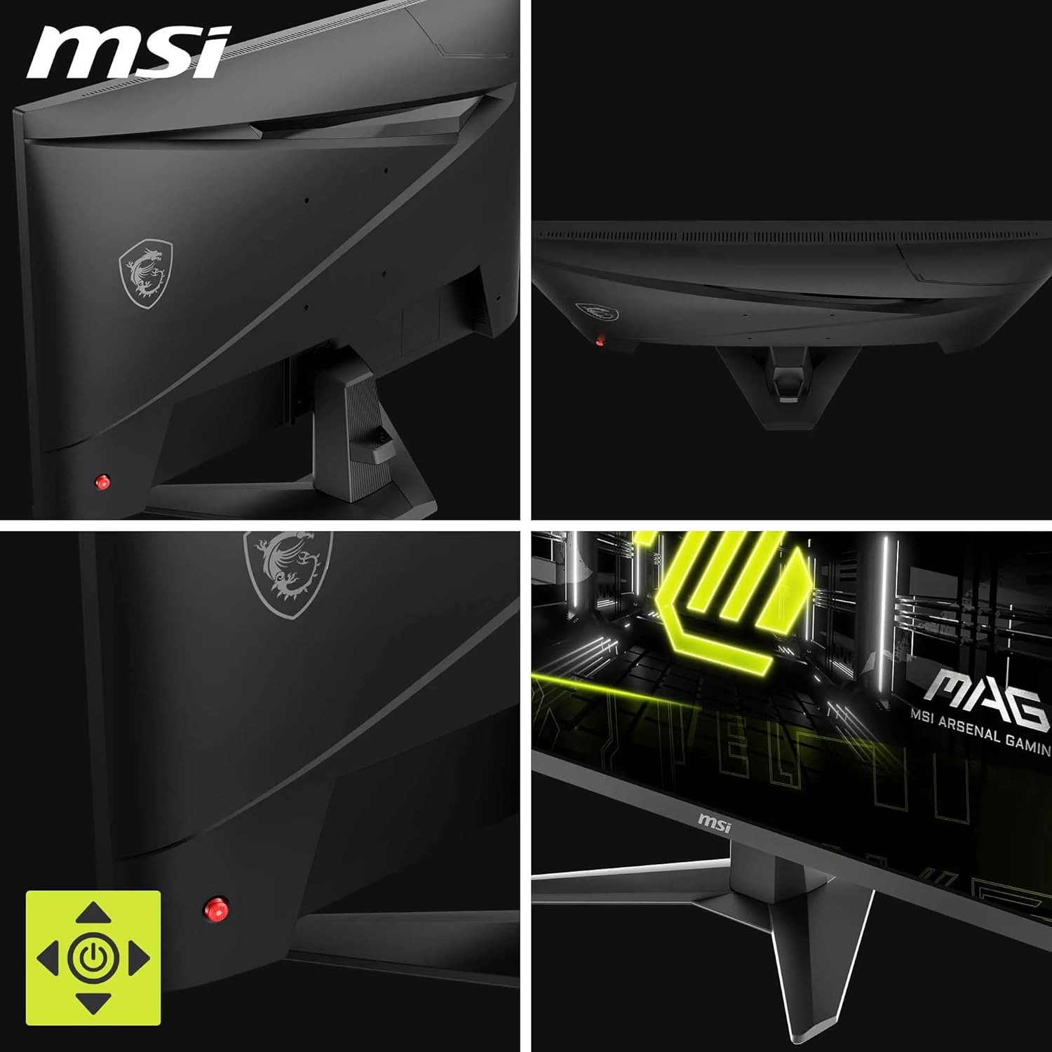MSI MAG 274QF X24 Gaming Monitor – 27" WQHD (2560×1440) IPS | 240Hz | 0.5ms | HDR | Adaptive Sync | Flat Display MSI