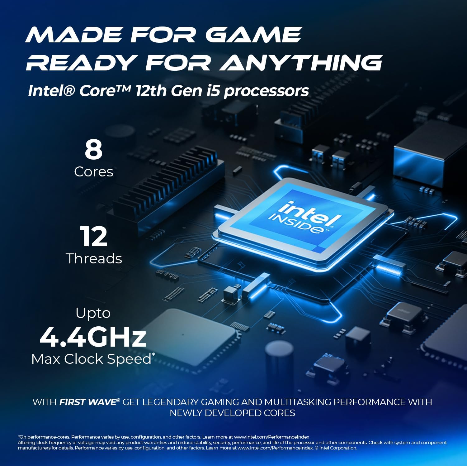 First Wave MicroStorm M5 Mini PC – Intel Core i5-12450H, RAM, SSD, Mini Desktop PC with USB-C, Triple 4K Display, Ethernet RJ45, WiFi 6, BT 5.2, VESA Monitor Mount, Perfect for Office & Home