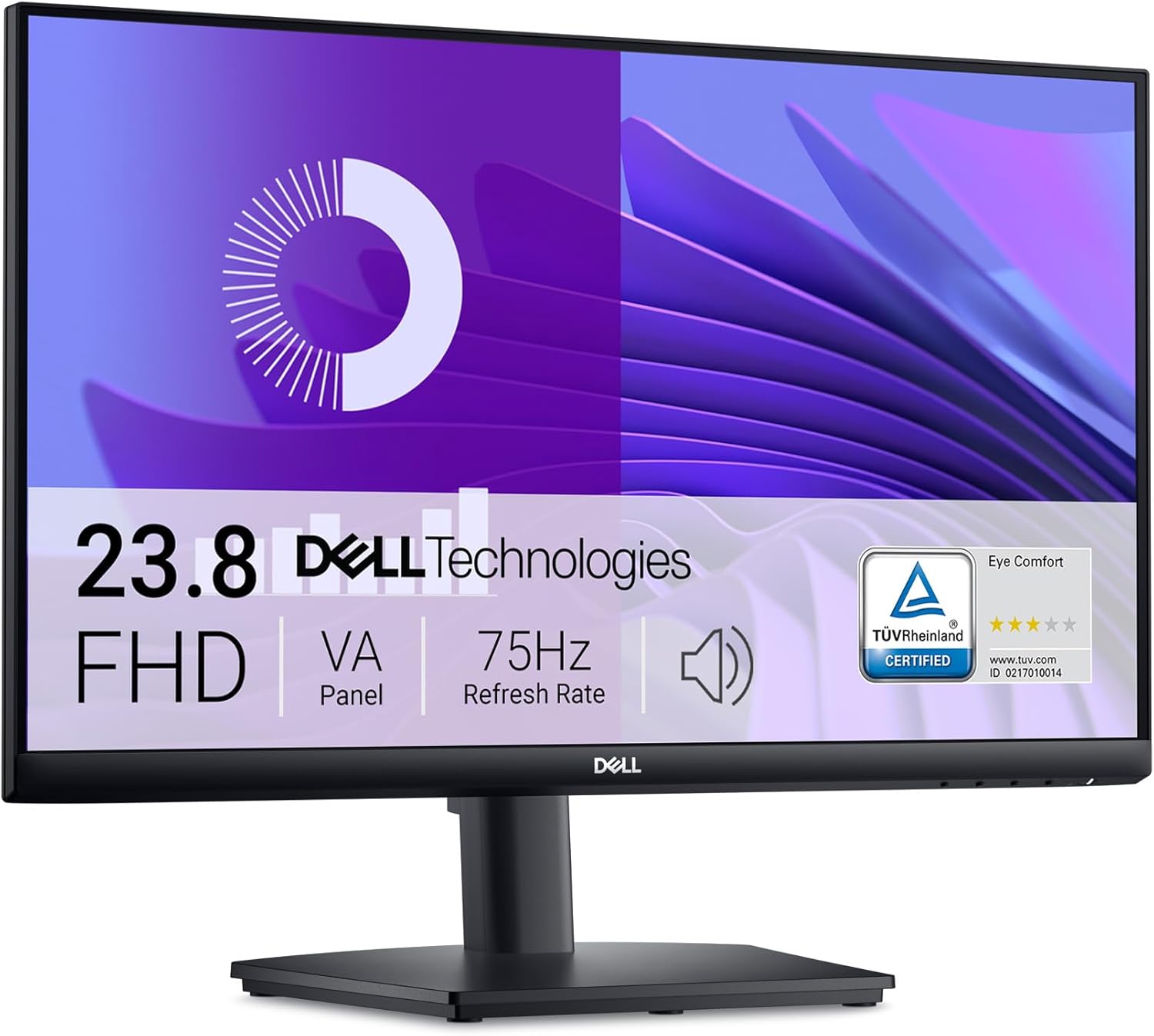 Dell E2725H 27inch Monitor - 1920 x 1080-16:9 - Monitor