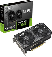 ASUS Dual RTX 4060 8GB EVO Graphics Card – GDDR6, PCIe 4.0, Dual Fan Cooling, Ray Tracing