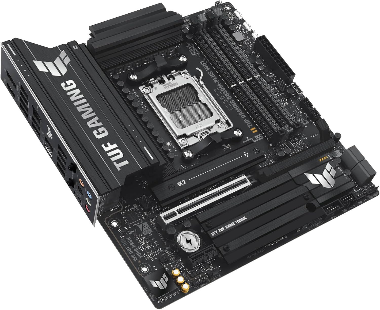 ASUS TUF Gaming B850M-PLUS Motherboard – AM5 Socket, B850 Chipset, USB 20G, Aura Sync RGB