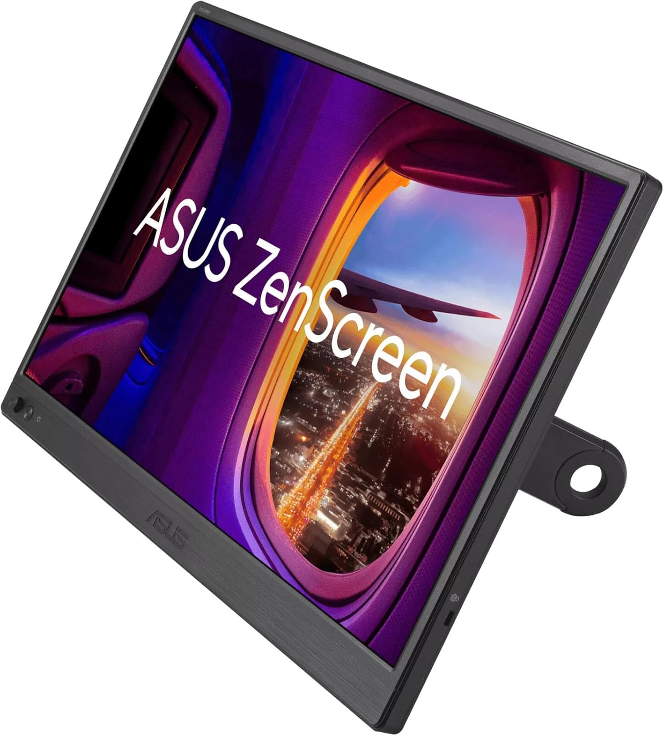 ASUS MB169CK 15.6" Portable Monitor – 5ms Response, HDMI + 2x USB-C, EU Version, Black