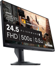 Alienware AW2524HF Gaming Monitor - 24.5-inch (1920x1080) 500Hz (Overclock) 0.5ms Display, Height/Tilt/Swivel/Pivot Adjustability, 3yr