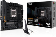 ASUS TUF GAMING B650M-E WIFI-AE   Micro-ATX AM5 Motherboard with DDR5-7600+ OC, PCIe 4.0, WiFi 6, 2.5Gb Ethernet, USB 3.2 Gen 2 Type-C, Dual DisplayPort, HDMI Aura Sync RGB & Enhanced Durability