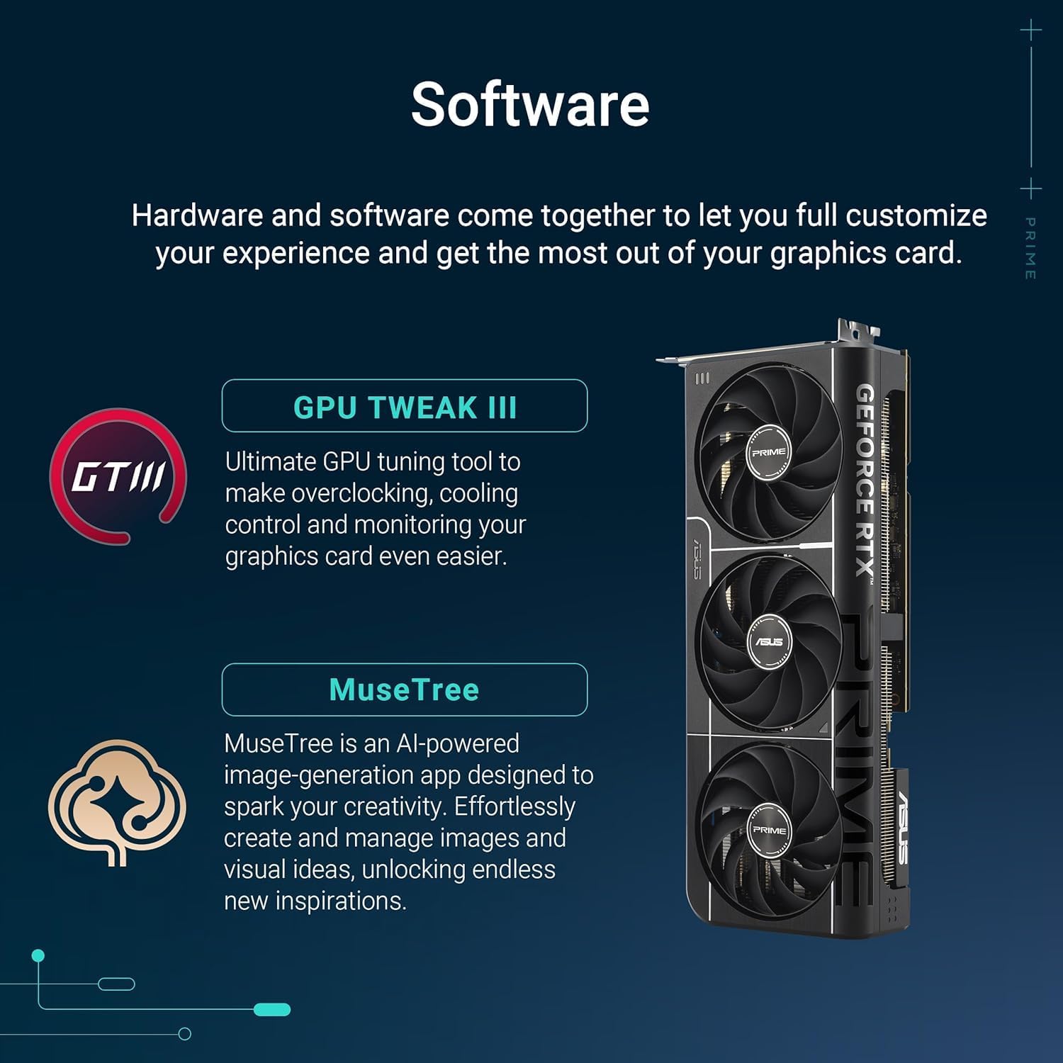 ASUS Prime GeForce RTX 5070 Overclocked Edition 12GB Graphics Card – GDDR6, PCIe 4.0, Dual Fan, Ray Tracing