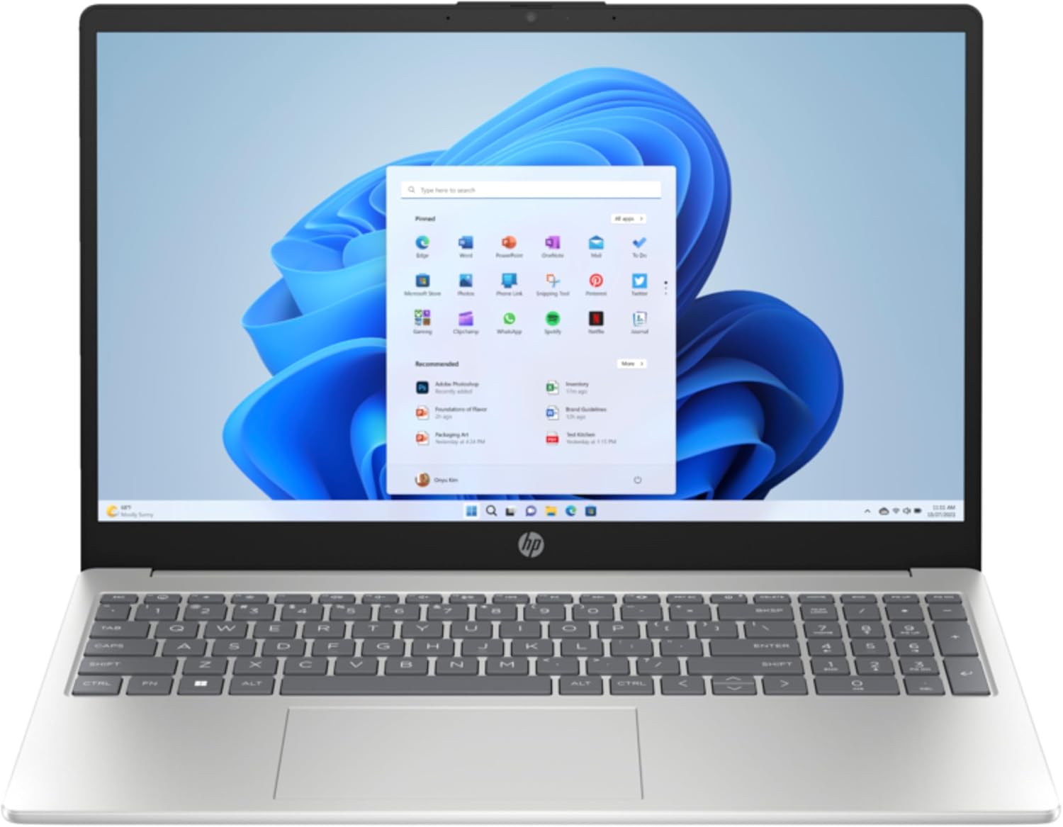 HP LAP 255 G10 AMD Ryzen? 5 7520U 8GB 512GB SSD 15.6 FHD SHARED Windows 11 BACKLIT SILVER