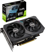ASUS Dual RTX 3060 12GB V2 Graphics Card – GDDR6, PCIe 4.0, Dual Fan Cooling, Ray Tracing