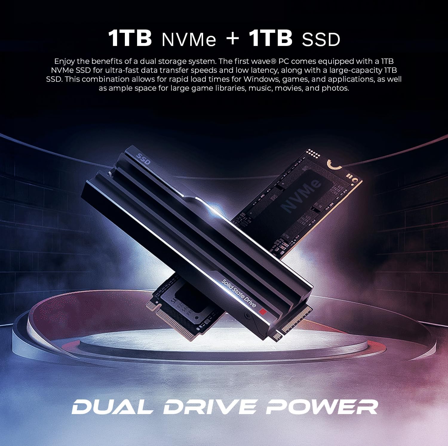 First Wave Stealth Elite Gaming PC for 4K Gaming / Core i9-14900K processor / Streaming & Content Creation – Liquid Cooled High-End Desktop First Wave