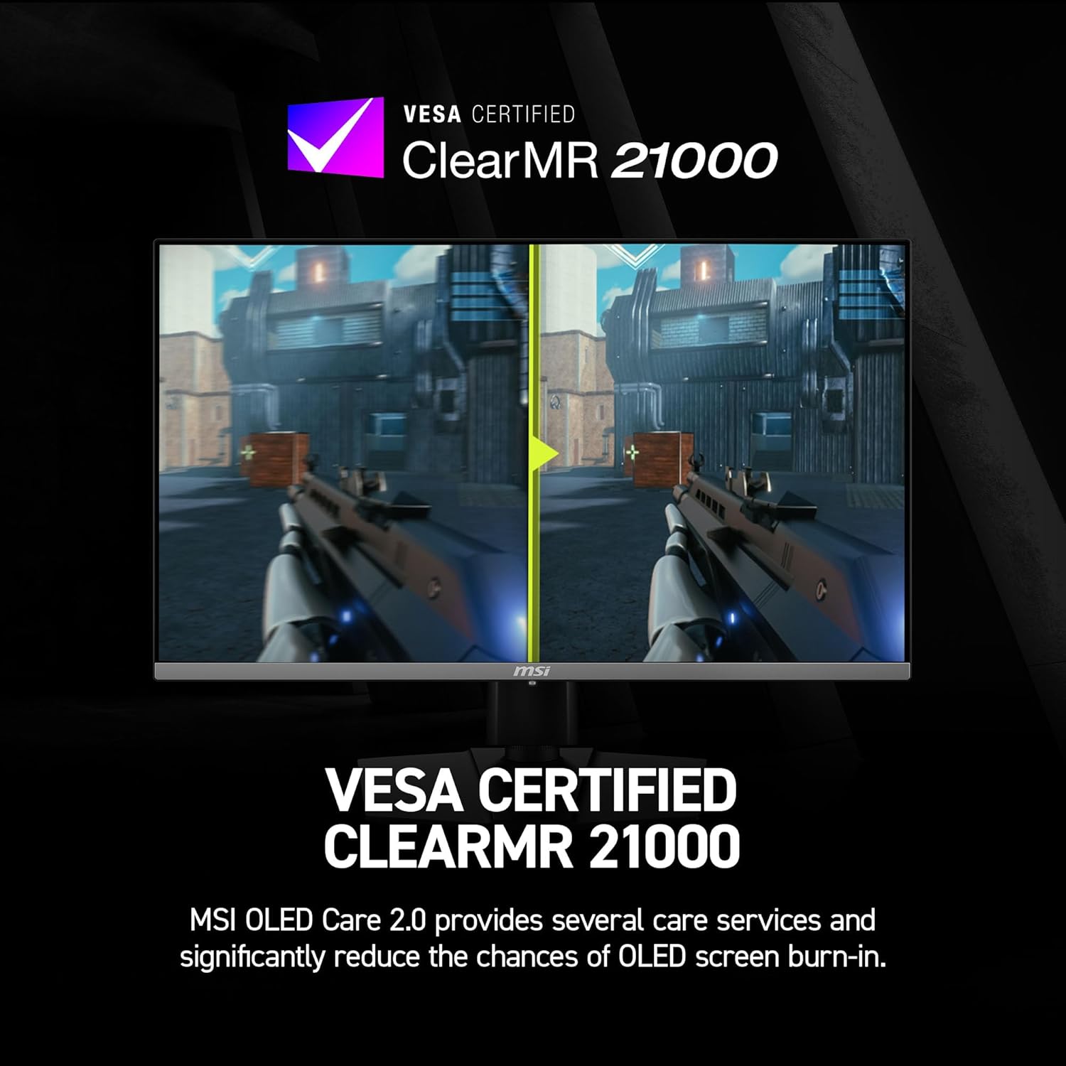 MSI MAG 272QP QD-OLED X50 Gaming Monitor – 27" WQHD (2560×1440) QD-OLED | 500Hz | 0.3ms | HDR | G-SYNC Compatible | Flat Display MSI