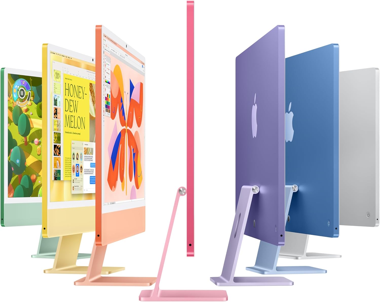 Apple 24" iMac AIO Desktop Computer with M3 Chip, 4.5K Retina Display, 8-Core CPU and 10-Core GPU, 24GB RAM, 1TB SSD, Magic ENG K/B Touch ID, Numeric Keypad & Magic Mouse, macOS, Blue | Z19L000ZA