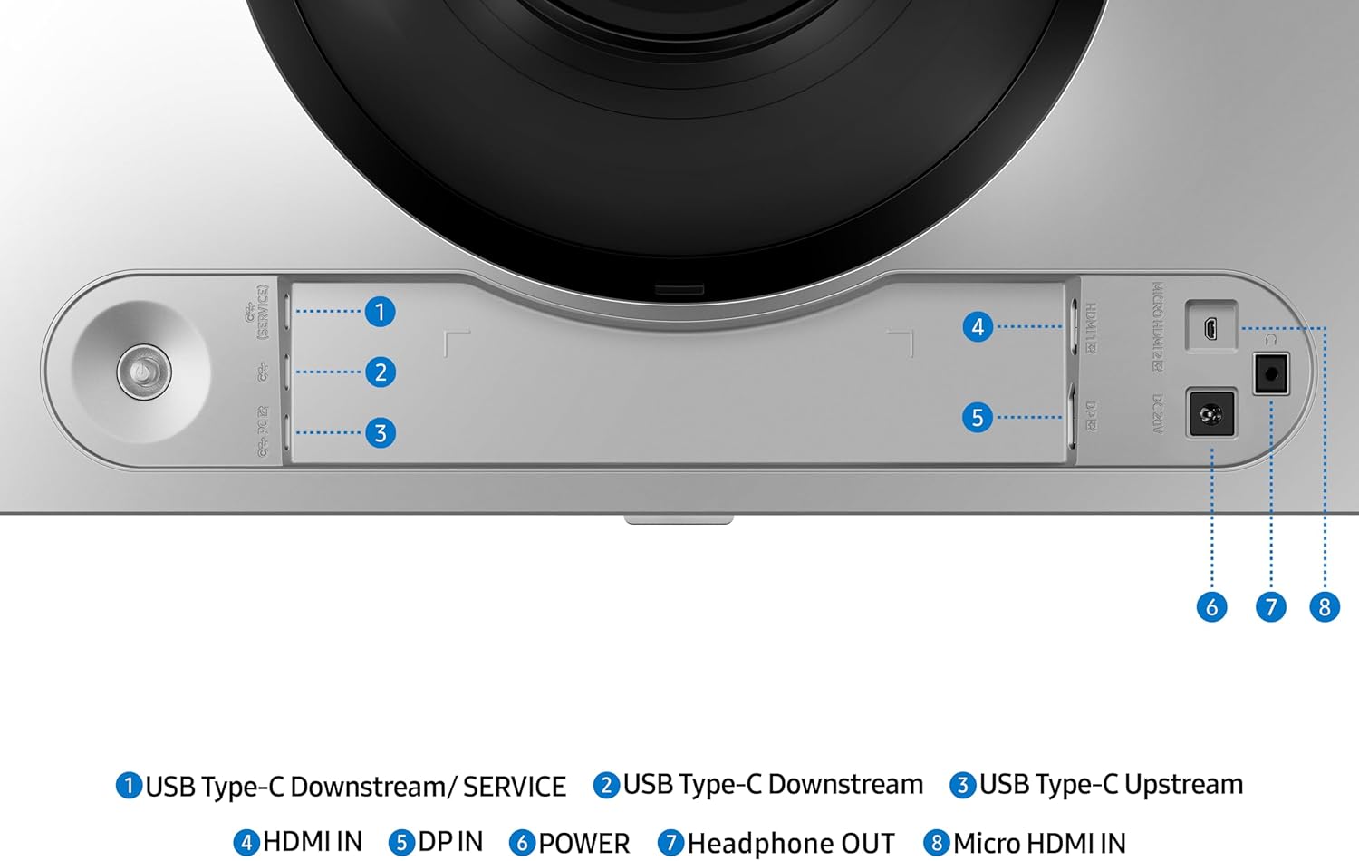 Samsung Gaming Monitor 49 inch G9 (G91SD) Odyssey OLED Dual QHD (5120 x 1440) 144Hz Refresh Rate 0.03Ms Response Time, NVIDIA G-Sync Compatible, Height Adjustable, Silver