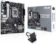 ASUS Prime H610M-A WiFi D4 Motherboard – LGA1700, Intel H610 Chipset, DDR4, M.2, DisplayPort, HDMI, WiFi 5, Aura Sync RGB, Micro-ATX