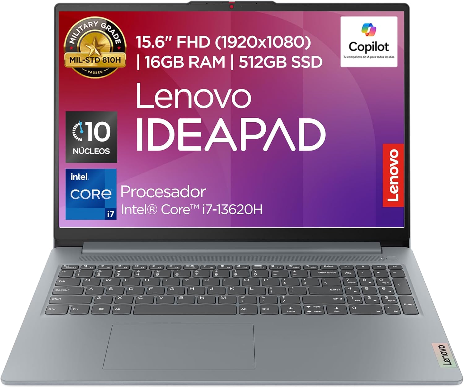 Lenovo IdeaPad IP3 15" Laptop Intel Core i7-13620H, 16GB RAM, 512GB SSD, 15.6" WUXGA Display, Windows 11