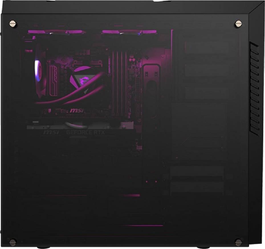 MSI Mag Codex X5 Gaming Desktop, 12th Gen Core i7-12700KF + Z690, 32GB DDR5 RAM, 1TB HDD + 1TB SSD, Nvidia RTX3080 LHR 8GB, 750W ATX, Liquid AIO Cooler, Windows 11 Home, Black | 9S6-B93071-1240