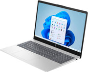 HP 15-FD0127DX Laptop – Intel Core 7 150U Processor, 16GB RAM, 512GB SSD front view | Buy in UAE