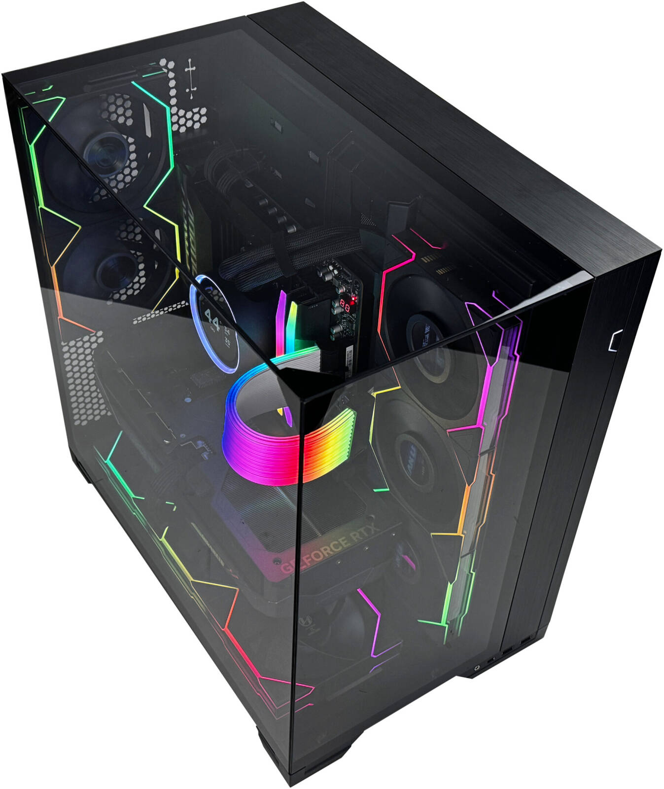 Crystal Gaming PC - AMD Ryzen 9 9950X3D 16 Cores 32 Threads, NVIDIA RTX 5080 16GB, 32GB DDR5 RAM 6000MHz, 1TB SSD Gen 5, 850W 80 PLUS PSU, 360mm Liquid CPU Cooler, Wi-Fi + BT