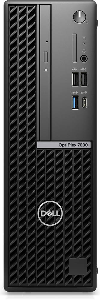 DELL OptiPlex 7000 SFF PC, Intel Core i5-12500 Processor, 4GB RAM, 1 TB HDD Storage, Intel UHD 630 Graphics 630, DVD RW, Keyboard & Mouse, VGA, DOS - No OS, Black | XCTOO7000SFFI54G_U