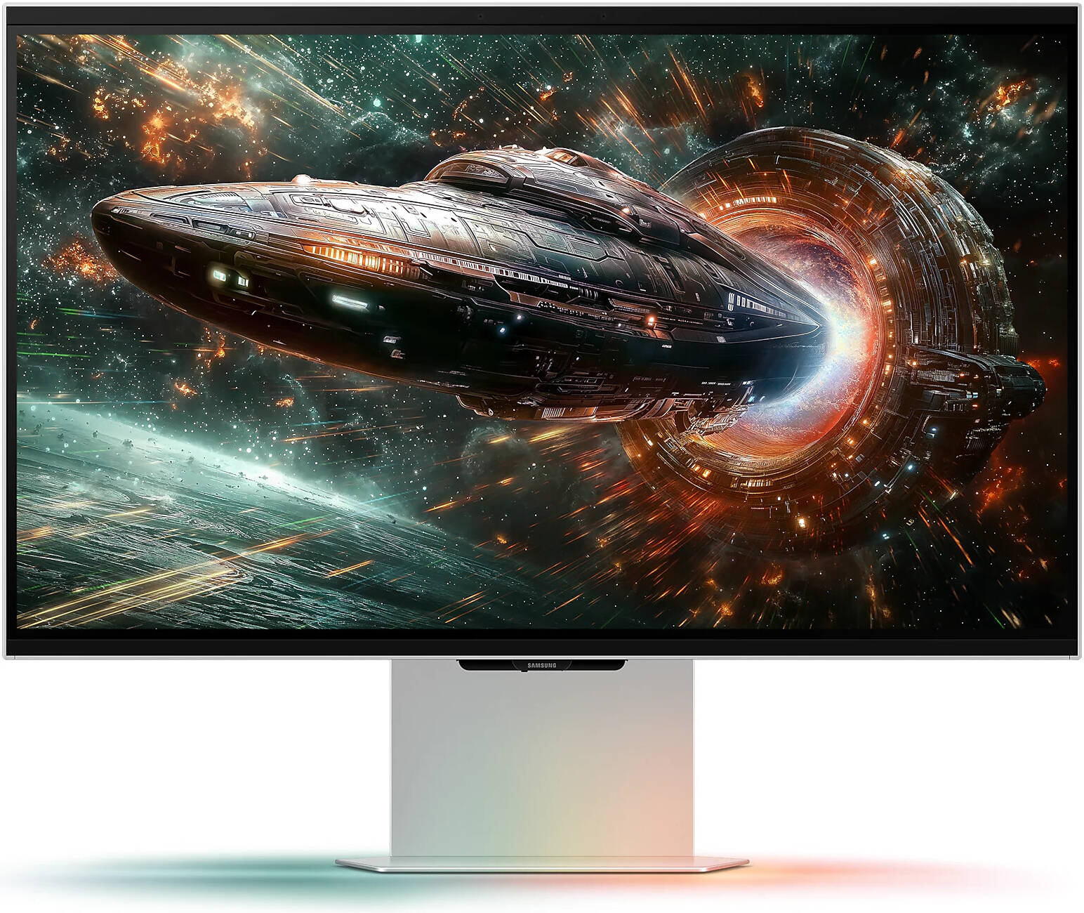Samsung Odyssey G9 27" Gaming Monitor – 2560x1440 QHD, 240Hz Refresh Rate, 1ms Response Time, HDR600, Quantum Mini-LED, AMD FreeSync Premium Pro, NVIDIA G-SYNC Compatible, CoreSync RGB Lighting, Model LS27FG900XMXUE
