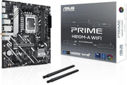 ASUS PRIME H810M-A WIFI-CSM   Micro-ATX LGA1851 Motherboard with DDR5, PCIe 4.0, Dual M.2, Intel 1Gb Ethernet, Wi-Fi 6, HDMIƒ?›, DisplayPort, USB 10Gbps, USB 5Gbps Type-C, Aura Sync RGB.