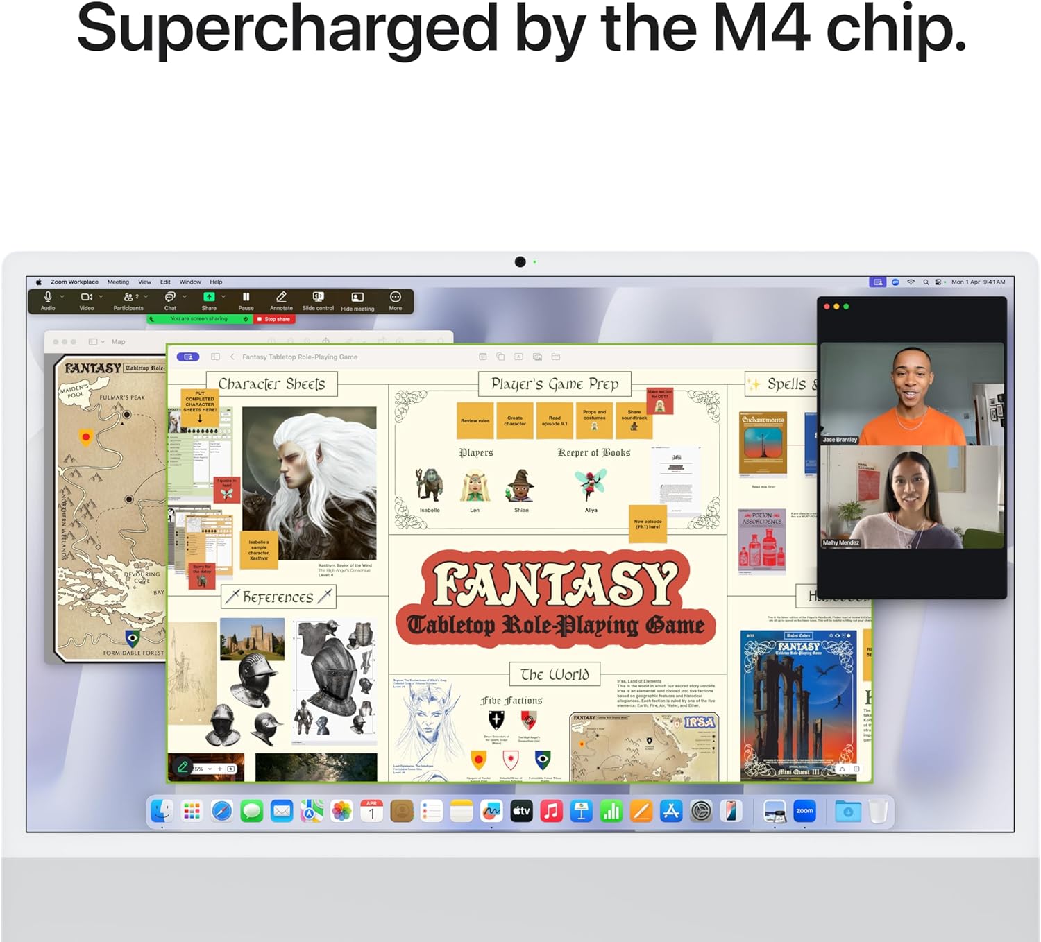 Apple iMac (2024) AIO Desktop Computer, 24" 4.5K Retina Standard Display, Apple M4 Chip with 10-Core CPU, 10-Core GPU, 16-Core Neural Engine, 16GB RAM, 256GB SSD, English K/B, Silver | MWUU3 B/A