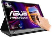 ASUS ZenScreen Touch MB16AHT Portable Monitor, 15.6 FHD IPS with 10 Point Touch & ELMB Sync
