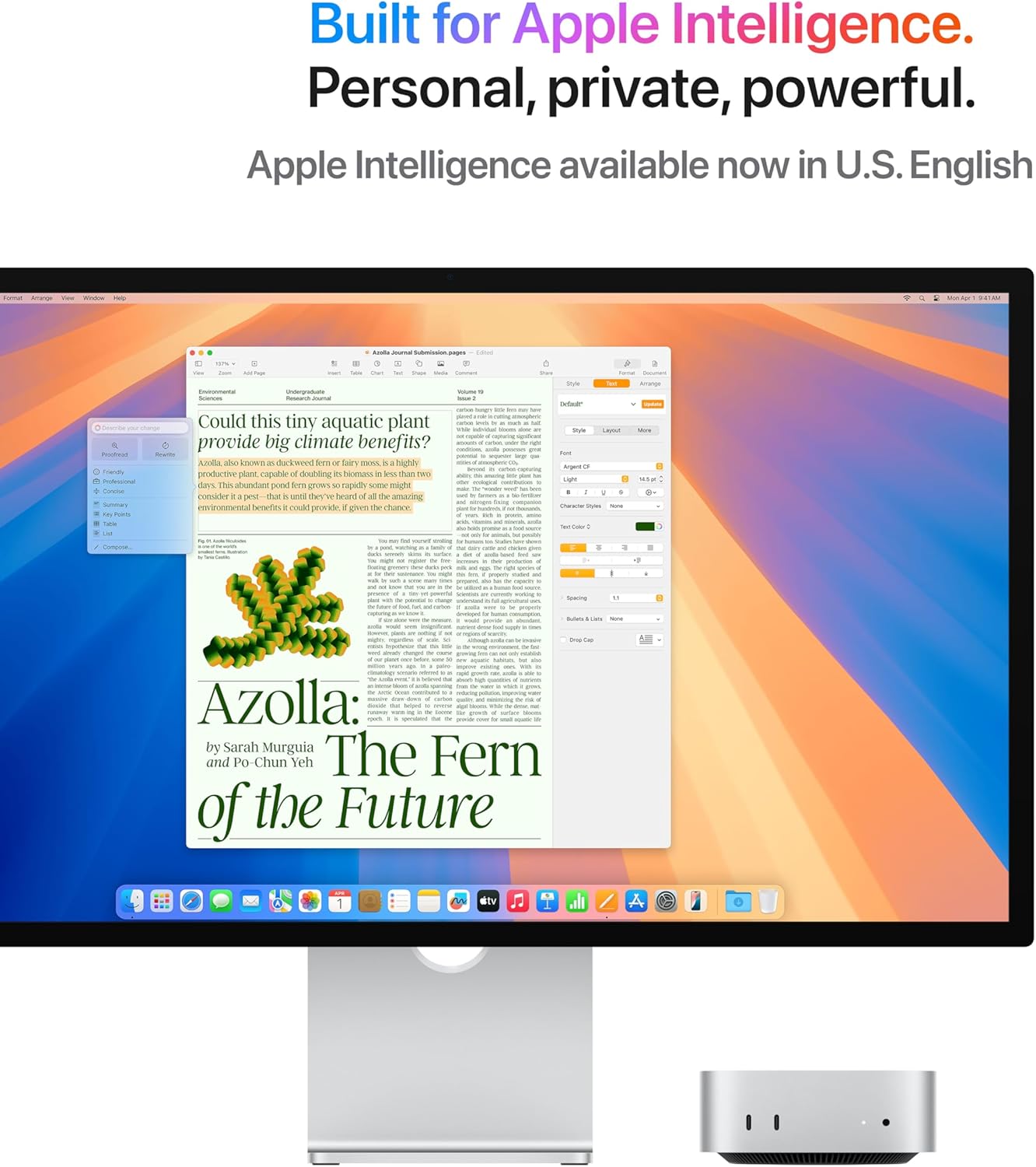 Apple Mac Mini Desktop Computer, Apple M4 Chip with 10-core CPU, 10-core GPU, 16-core Neural Engine, 24GB RAM, 512GB SSD, 3x Thunderbolt 4 Ports, HDMI Port, 2x USB-C Ports, Silver | MCYT4LLA