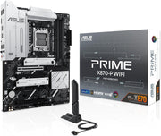 ASUS Prime X870-P WiFi-AE   Reliable ATX AM5 Motherboard with DDR5-8000+ OC, PCIe 5.0, WiFi 6E, USB 4.0, Solid Power Design & Efficient Cooling