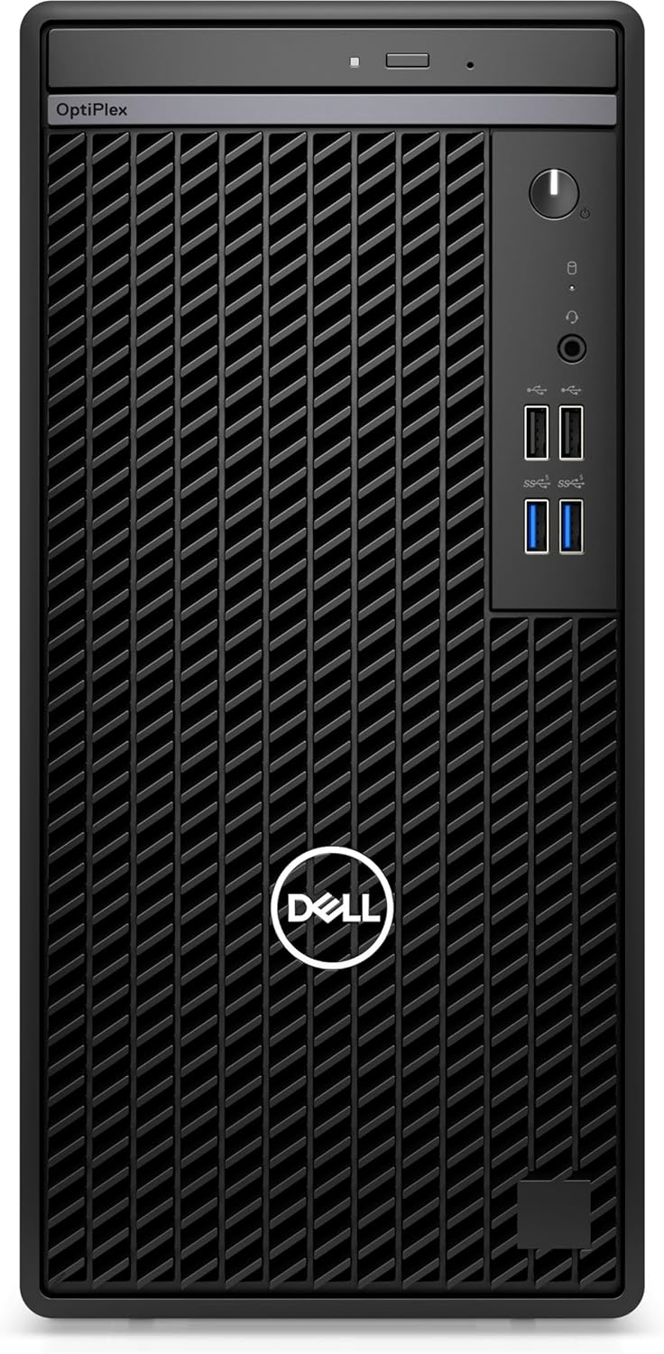Dell OptiPlex 7020 Tower Desktop Computer, Intel Core i5 14400, 8GB RAM, 512GB SSD, Intel UHD Graphics 770, English - Arabic Keyboard, FreeDOS, Black | DAAUDEL11702DI5BX001