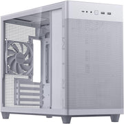 ASUS Prime AP201 Mid-Tower PC Case – Tempered Glass, White, ATX / Micro-ATX / Mini-ITX Compatible