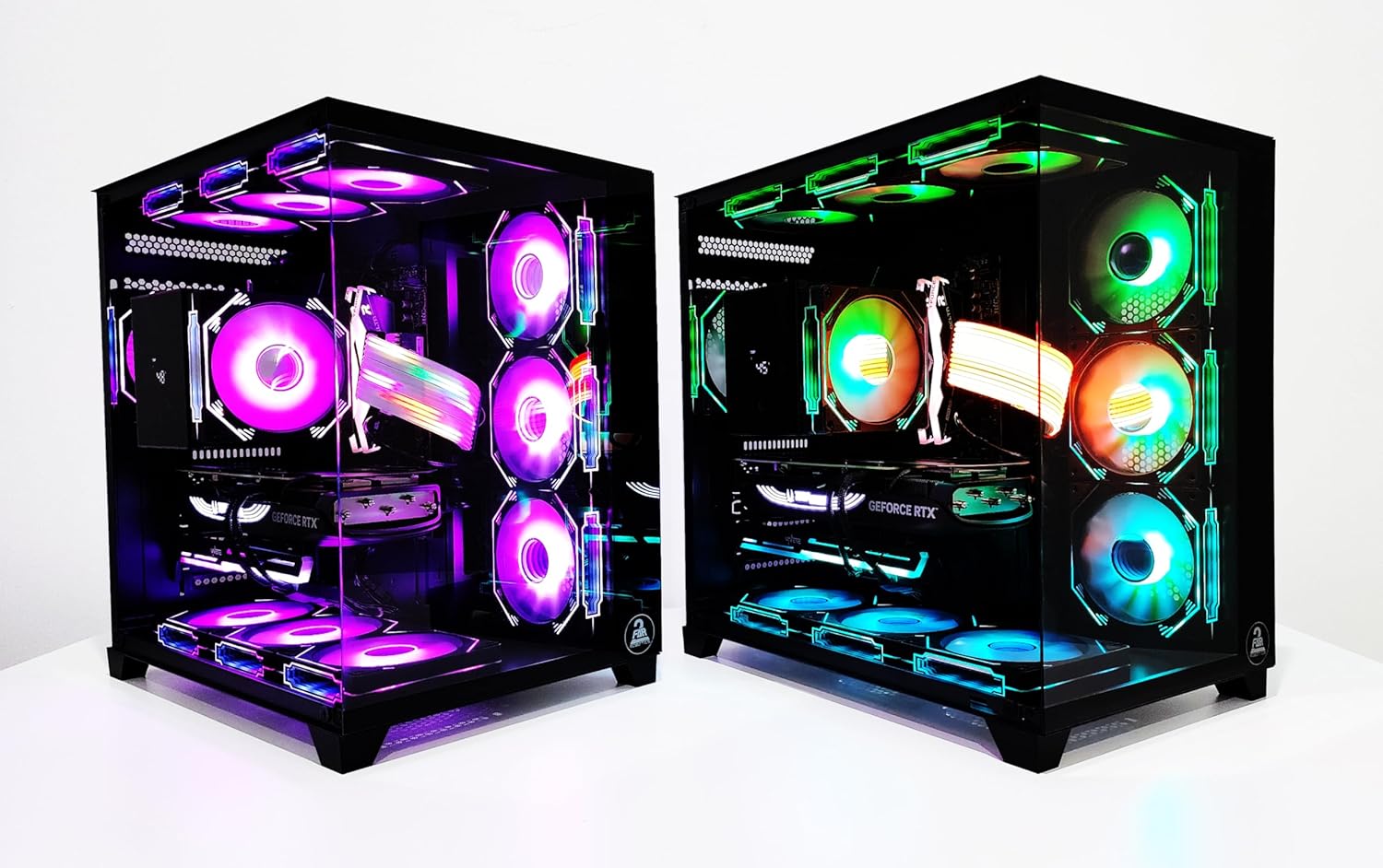 Thunderstrike Pro Gaming PC - AMD Ryzen 7 7800X3D 8 Cores 16 Threads, AMD Radeon RX 9070 XT OC 16GB, 32GB DDR5 RAM 6400MHz, 1TB SSD Gen 4, 750W Gold PSU, 360mm Liquid Cooler, Wi-Fi + BT