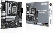 ASUS PRIME B650M-K-AE   Micro-ATX AM5 Motherboard with DDR5-6400+ OC, PCIe 5.0, 2.5Gb Ethernet, USB 3.2 Gen 2 Type-C, DisplayPort, HDMI BIOS FlashBack, Aura Sync RGB & Enhanced Durability
