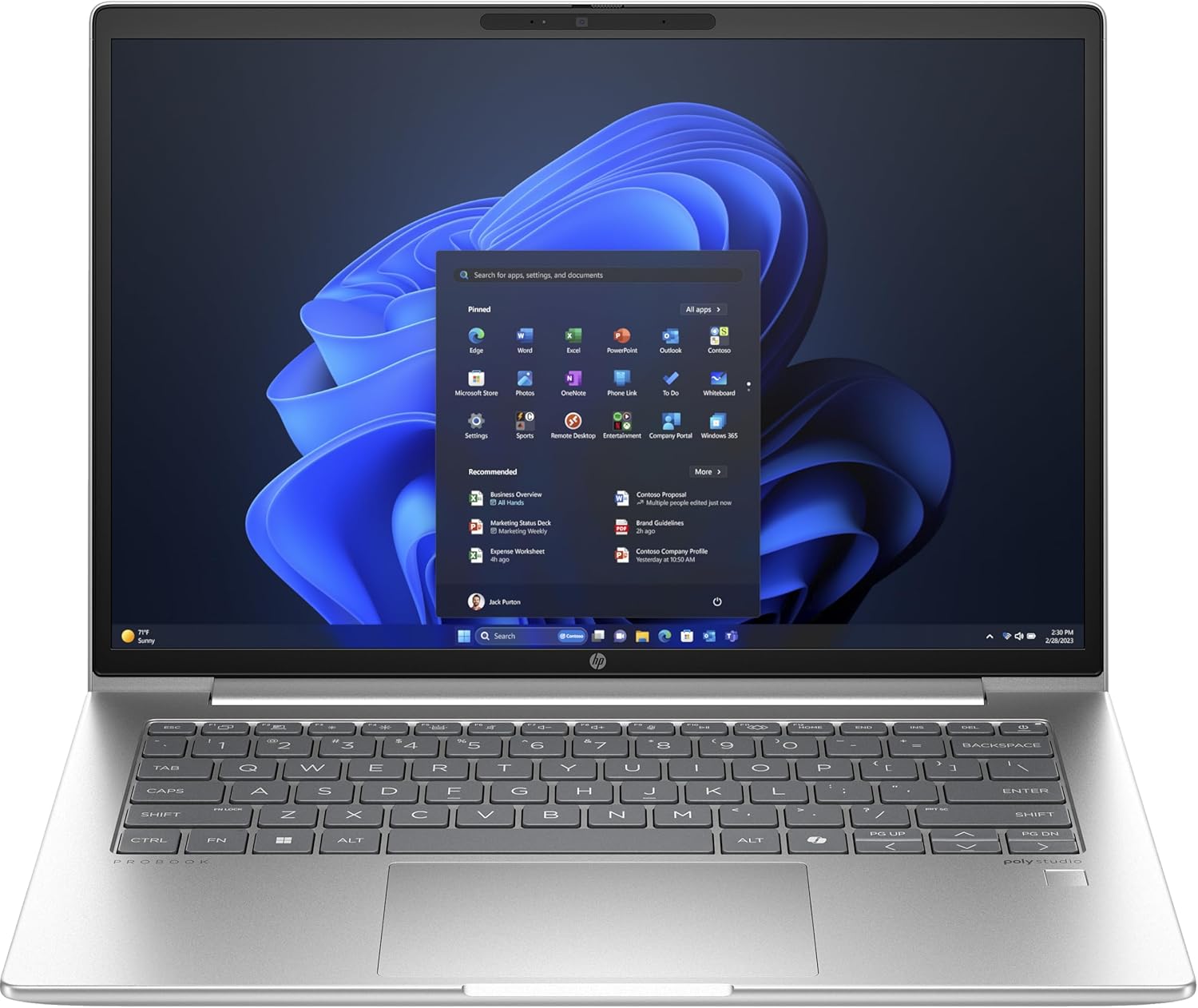 HP ProBook 440 G11 U5-125U 16GB 512GB SSD 14" FHD SHARED PIKE SILVER OPTIONAL BACKLET KB FINGERPRINT