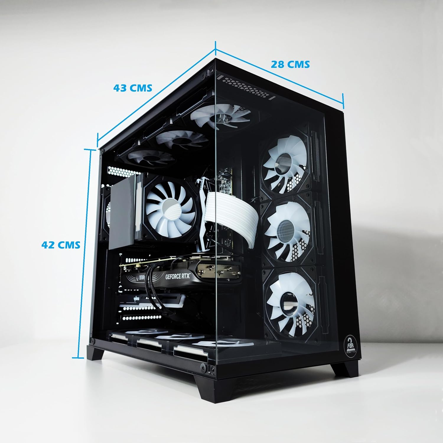 Thunderstrike Pro Gaming PC - AMD Ryzen 7 7800X3D 8 Cores 16 Threads, AMD Radeon RX 9070 XT OC 16GB, 32GB DDR5 RAM 6400MHz, 1TB SSD Gen 4, 750W Gold PSU, 360mm Liquid Cooler, Wi-Fi + BT
