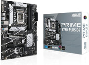 ASUS PRIME B760 PLUS D4 AE ATX LGA1700 Motherboard with DDR4 5066 OC, PCIe 5.0, Triple PCIe 4.0 M.2, Realtek 2.5Gb Ethernet, USB 3.2 Gen2?2 Type, DisplayPorts & HDMI Thunderbolt (USB4) Header, Aura Sync RGB & AI Ready Build Design