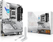 ASUS ROG Strix X870-F Gaming WiFi-AE   High-End ATX AM5 Board with DDR5-8000+ OC, PCIe 5.0, WiFi 6E, Dual USB 4.0, SupremeFX Audio & Advanced Cooling