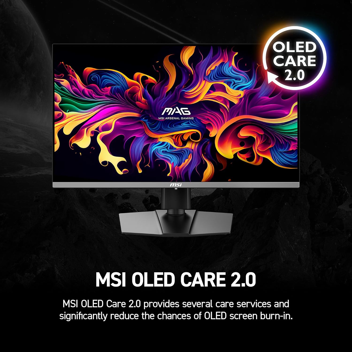 MSI MAG 272QP QD-OLED X50 Gaming Monitor – 27" WQHD (2560×1440) QD-OLED | 500Hz | 0.3ms | HDR | G-SYNC Compatible | Flat Display MSI