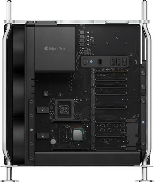 Apple Mac Pro Tower, 3.5Ghz 8 Core Intel Xeon W Processor, 48GB DDR4 RAM, 2TB SSD, Radeon Pro W5700X 16GB GDDR6, English KB W/ Numeric Keypad + Mouse, Stainless Steel Frame with Feet | Z0W300EQM