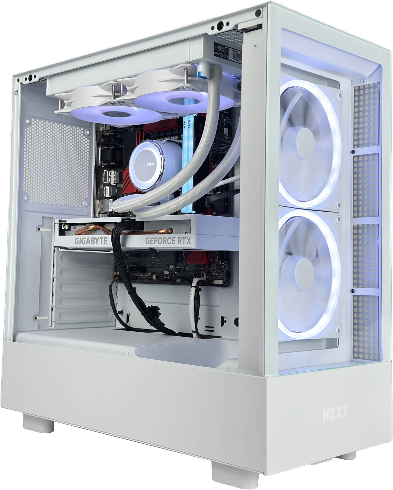 Elite R7 Gaming PC - AMD Ryzen 7 8700F 8 Cores 16 Threads, NVIDIA RTX 4070 12GB, 16GB DDR5 RAM 5600MHz, 1TB SSD Gen 4, 650W 80 PLUS PSU, 240mm Liquid Cooler, Wi-Fi + BT