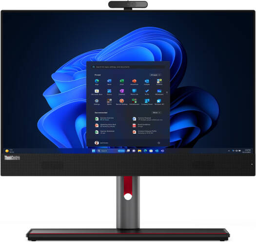 Lenovo ThinkCentre M90a Gen 5 AIO Desktop Computer, 23.8" FHD IPS Display, Intel Core i7-14700, 16GB RAM, 512GB SSD, Intel UHD Graphics 770, USB ENG Keyboard & Mouse, Win 11 Pro, Black | 12SL0009GP