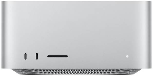 Apple Mac Studio, M2 Ultra Chip, 24-Core CPU, 76-Core GPU, 32-Core Neural Engine, 128GB RAM, 2TB SSD, 2 Thunderbolt 4 Ports, 1 SDXC Card Slot, 2 USB-A Ports, 10GB Ethernet, Silver | Z180000DV