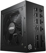 MSI MAG A850GL PCIe5 – 850W Fully Modular ATX Power Supply, 80 PLUS Gold Certified, PCIe5 Compatible, Quiet Operation, High-Performance PSU for Gaming & Workstations