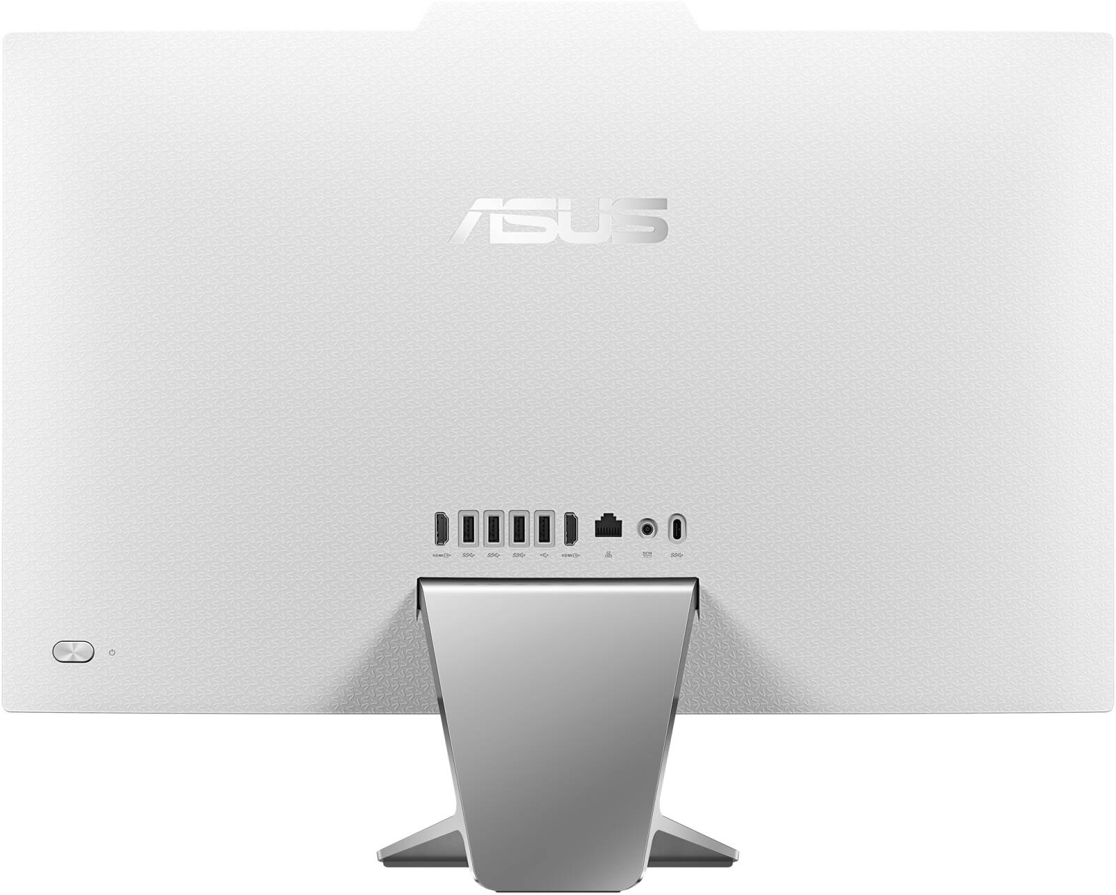 ASUS A3402 All in One Desktop Computer, 23.8" FHD Wide View Display, Intel Core i5-1235U, 16GB RAM, 512GB SSD, Intel UHD Graphics, ENG-ARB k/b & Mouse, Free DOS, White | A3402WBAT-WA159M